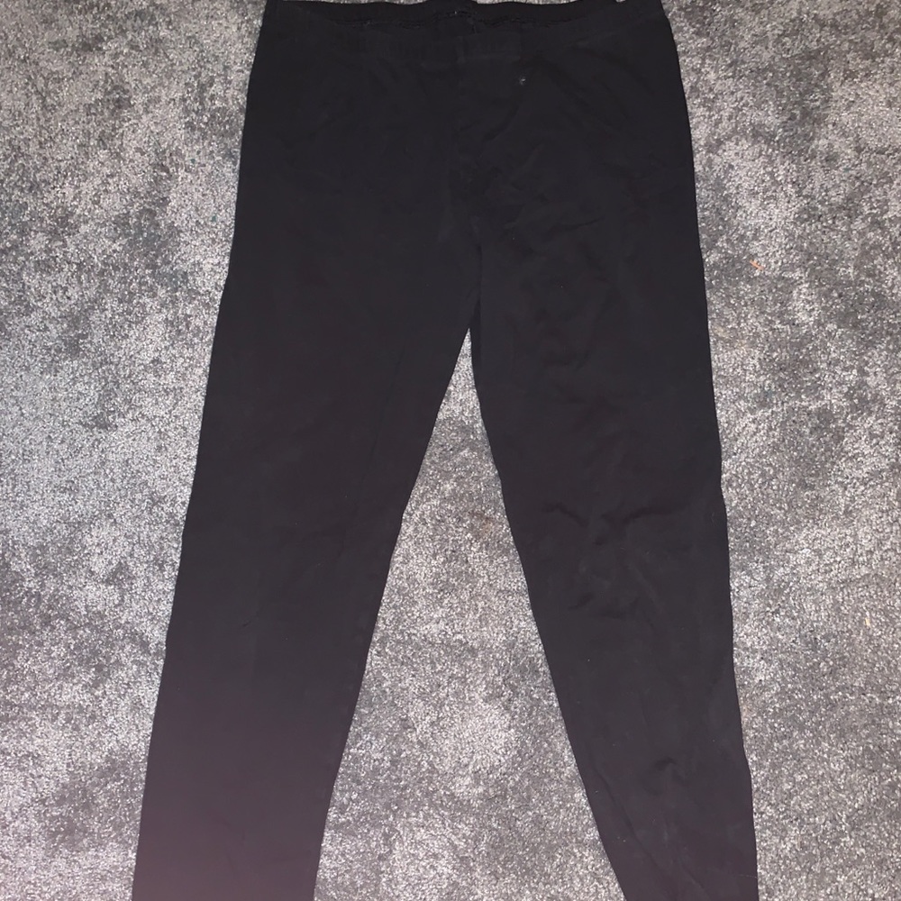 Large Black Leggings
